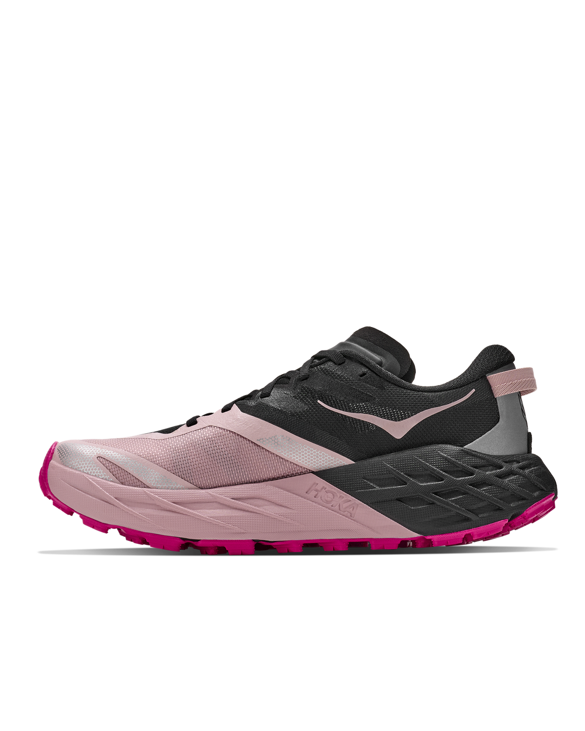 Hoka Speedgoat 7 Black / Pink Opal Dame