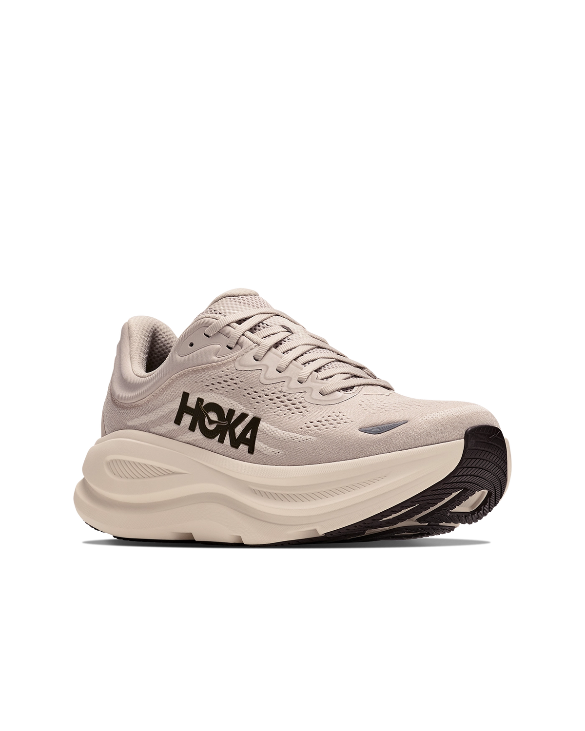 Hoka Bondi 9 River Rock Grey / Alabaster Herre