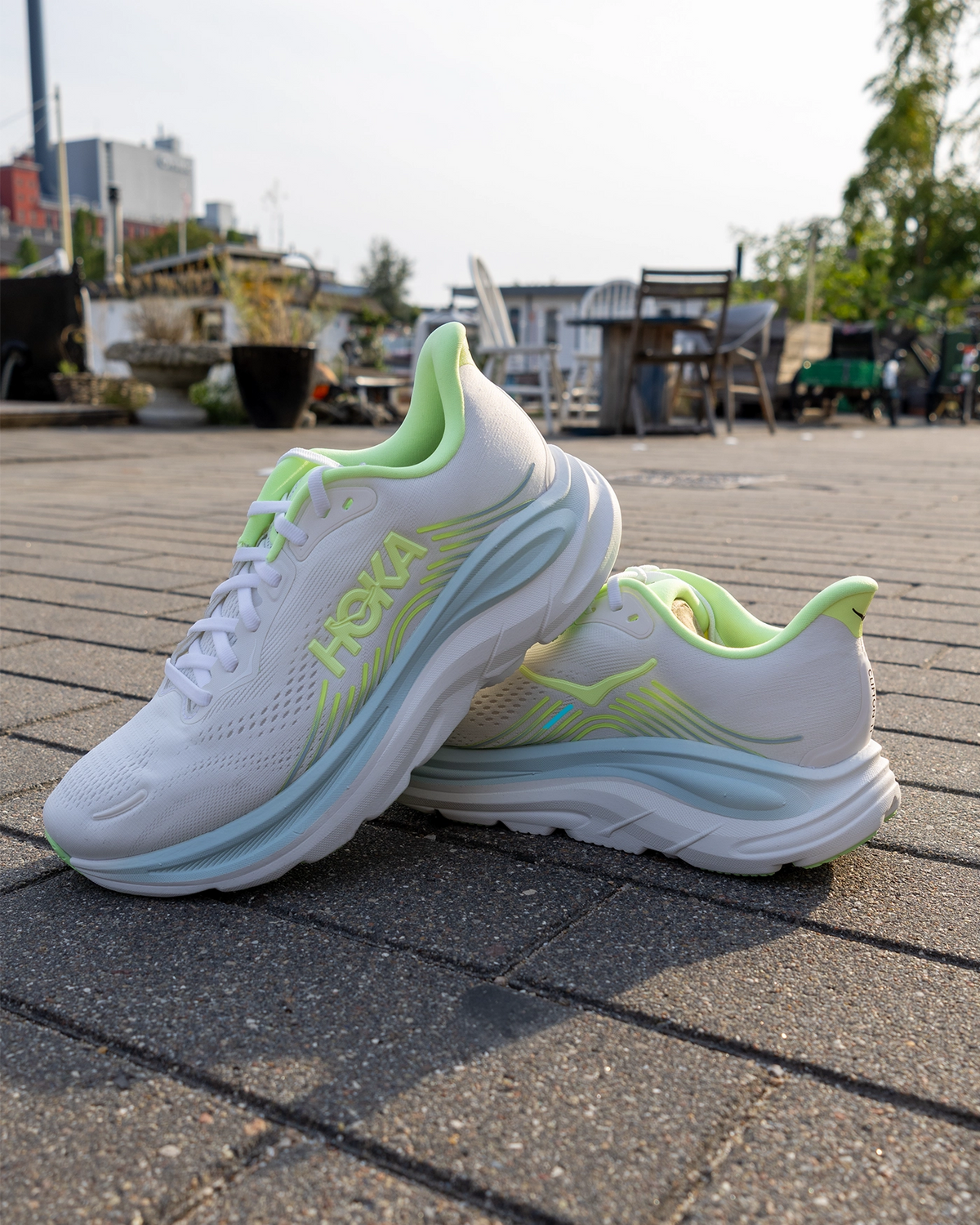 Hoka Clifton 11 Frost / Neon Yuzu Dame