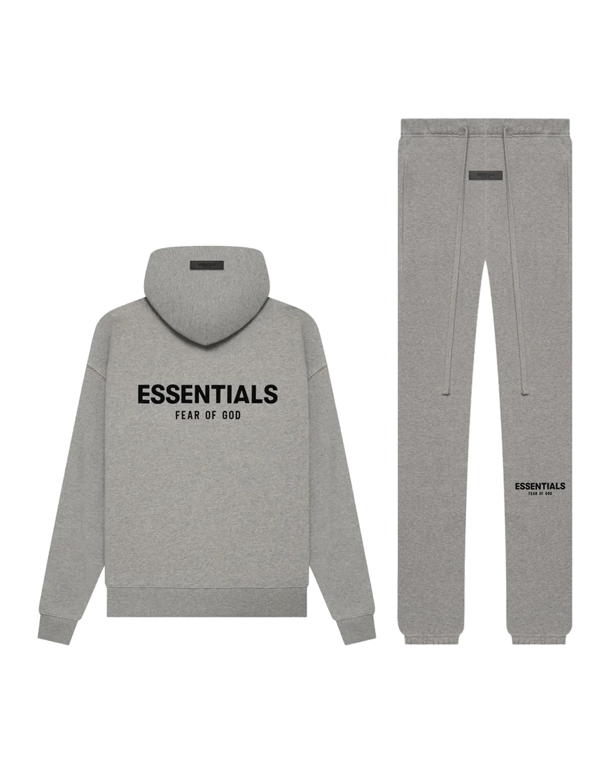 Fear of God Essentials sett Dark Oatmeal: hoodie og sweatpants