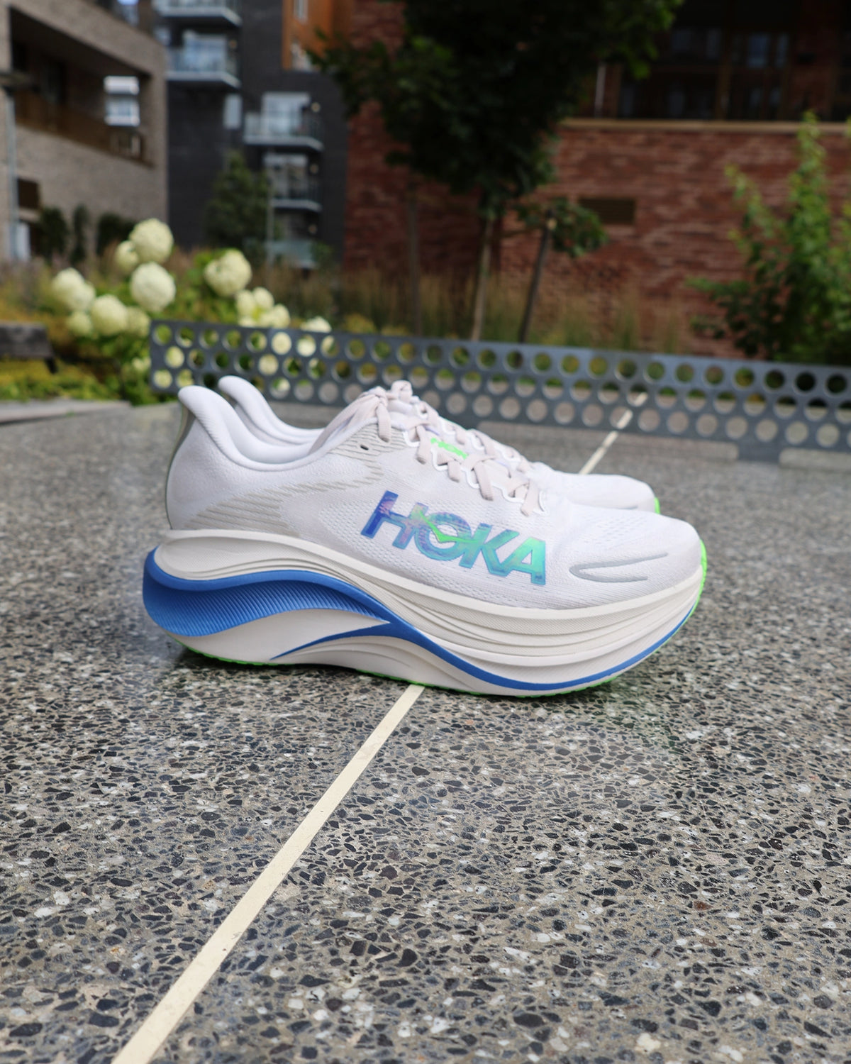 Hoka Skyward X 2 Grout / Cobalt Herre